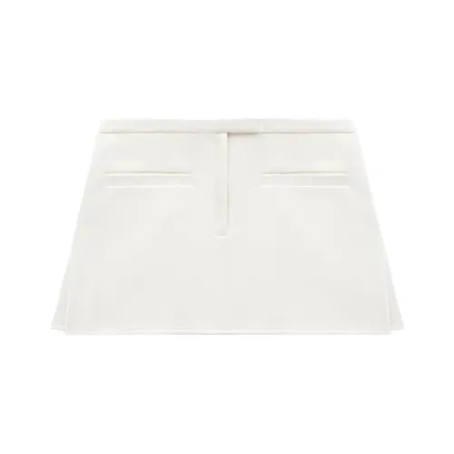 COURREGES FW23 Повседневные короткие юбки Женские Классический белый