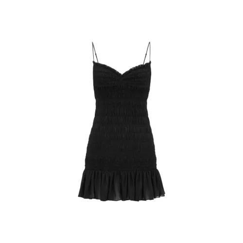 SAINT LAURENT Slip Платье Женское Черное