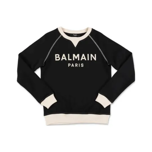BALMAIN Черный Kids Свитшоты