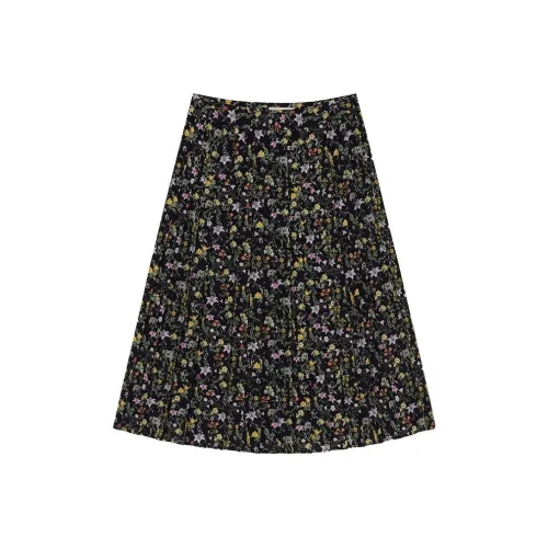 HAZZYS Темно-синие Женские Повседневные Длинные Юбки