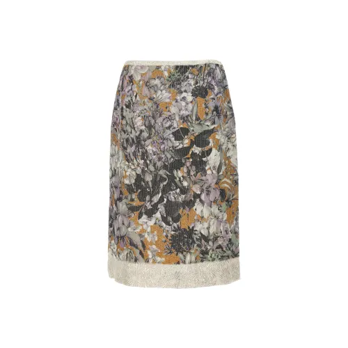 DRIES VAN NOTEN Многоцветные Женские Повседневные Длинные Юбки