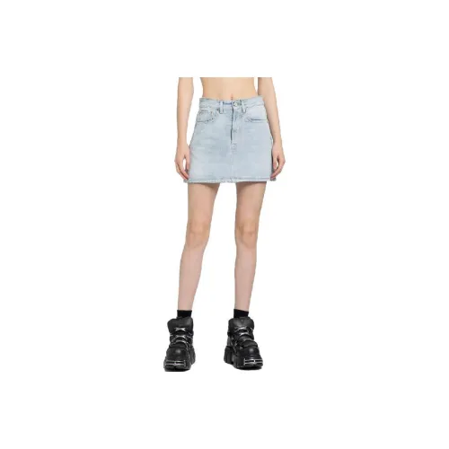 Vetements Синие Женские Джинсовые Короткие Юбки