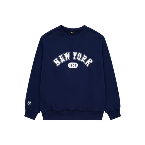 MLB Base Logo Свитшот New York Yankees Basic Collection SS24 Темно-синий Детский