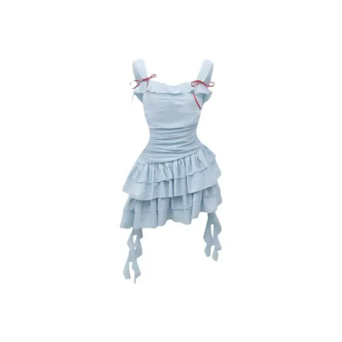 FINDSME GAGA Slip Платье Женское Синее