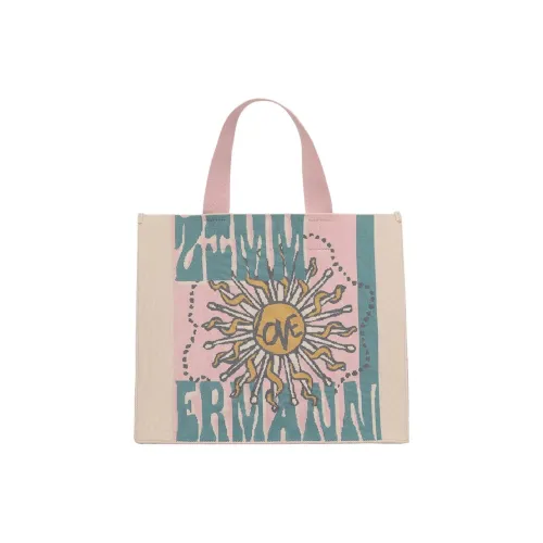 Zimmermann Переработанная ПЭТ Сумка-тоут Сумка для покупок Сумка Большая Женская Розовая Бежевая Многоцветная