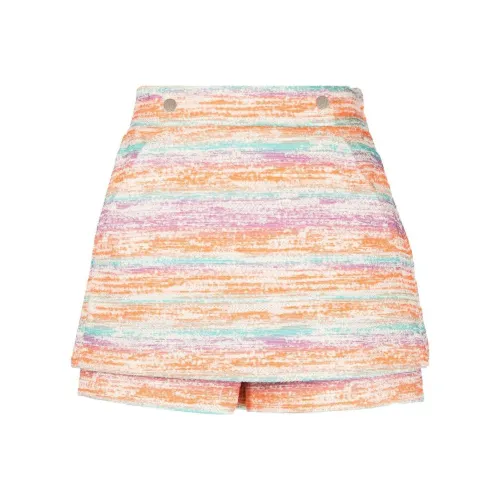 Maje Многоцветные Женские Повседневные Короткие Юбки