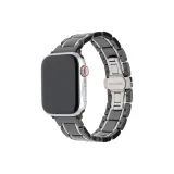 Черный и белый цвет / Пять бусин / Керамика / Сцепленные / Нержавеющая сталь / Ремень