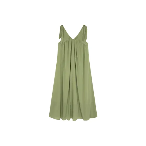 Mo Han Yi Mei Платье с юбкой женское яблочно-зеленый