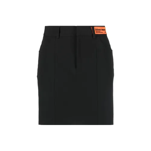 HERON PRESTON Черная Женская Повседневная Короткая Юбка