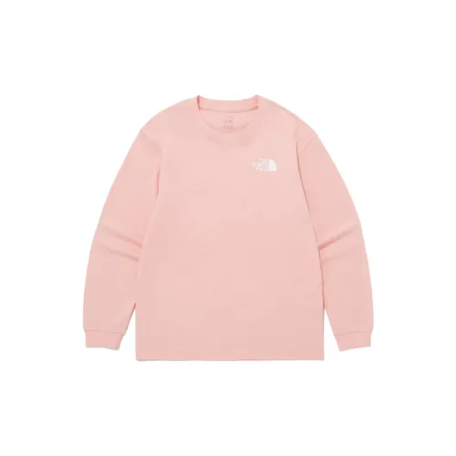 THE NORTH FACE T-рубашка K's хлопок базовый с короткими рукавами светло-персиковый детский