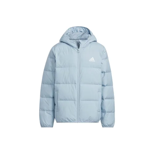 Adidas Светло-синий Kids Пуховые куртки