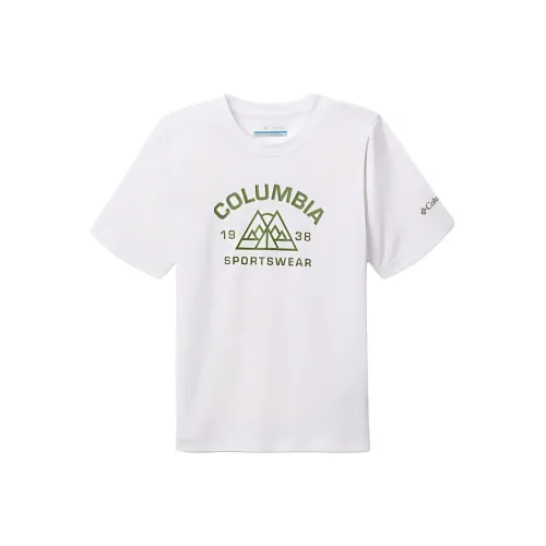 Columbia Белый Kids T-Рубашки