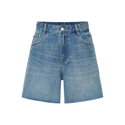 MO&CO Джинсовый синий Женские Джинсовые шорты