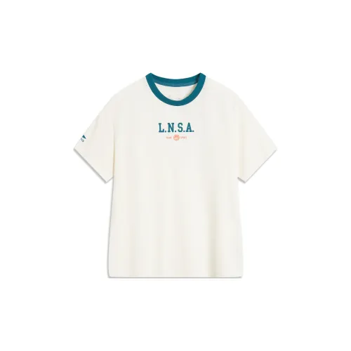 LINING YOUNG T-рубашка Sports Life Collection Туманно-белая Детская