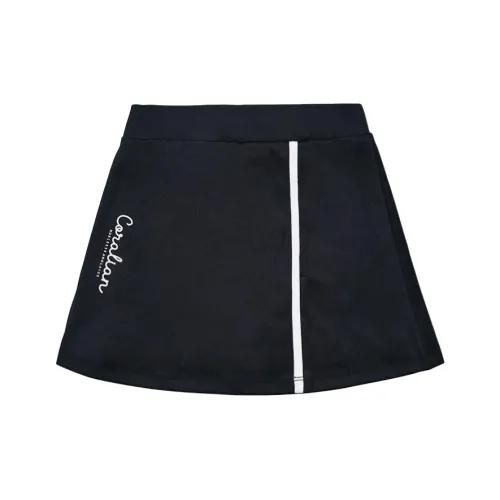 CORALIAN Повседневные короткие юбки Женские Черный