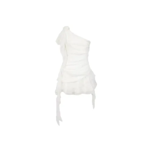 ABBY GODDESS Без рукавов Платье Женское Белое