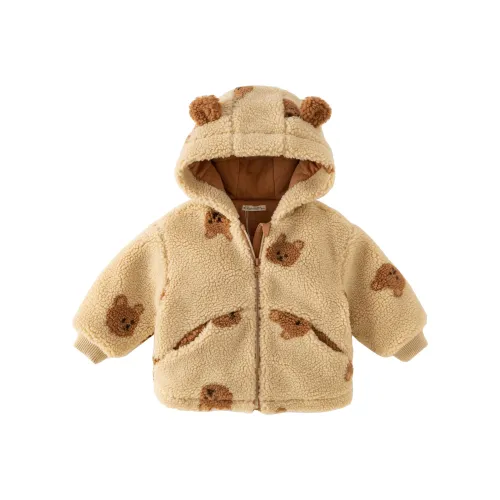 DAVE&BELLA Kids Утеплённые куртки с бурым медведем