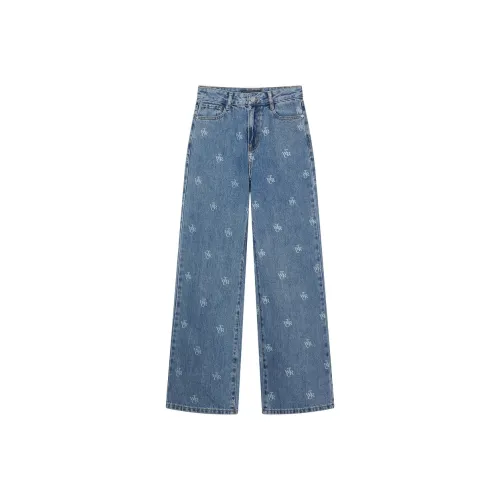 Teenie Weenie Джинсы Женские Светло-Синий