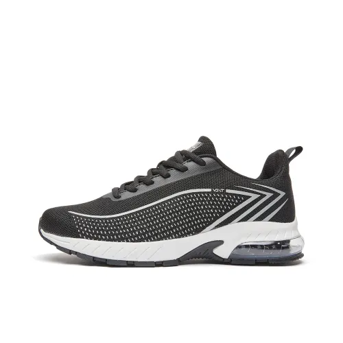 VOIT Беговые кроссовки Low Top Черный/Белый Унисекс