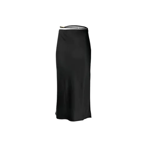 Jacquemus Черные Женские Повседневные Длинные Юбки