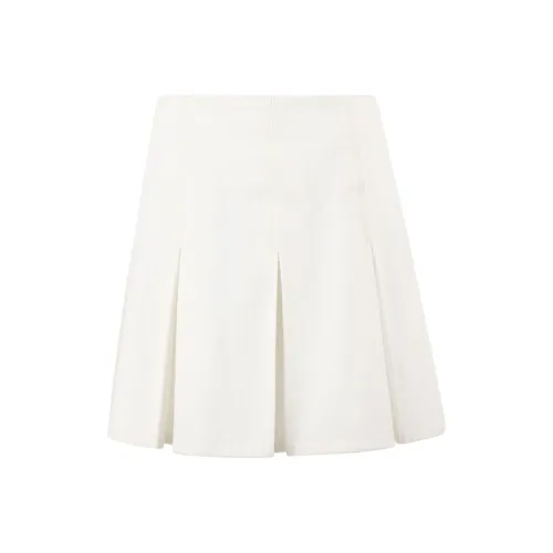 III VIVINIKO x SSG Повседневные короткие юбки Женские Натуральный белый