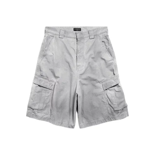Balenciaga Карго Шорты Свободного Кроя Мужские Серые