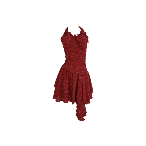 CHARM GLOW Slip Платье Женское Красное