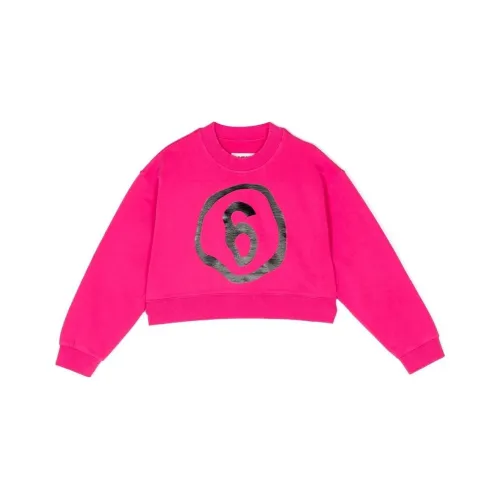 MM6 MAISON MARGIELA SS23 Толстовка Детская Розовая