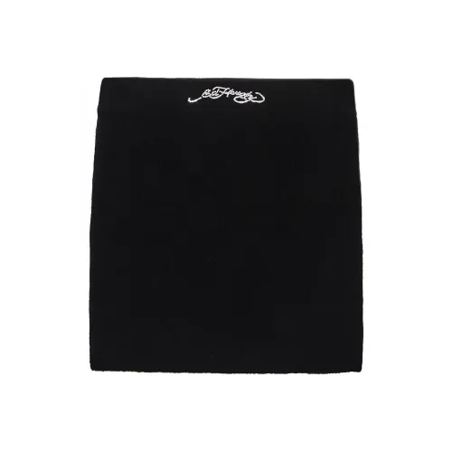 Ed Hardy Черные Женские Повседневные Короткие Юбки