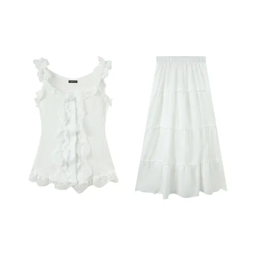 EIDOLON GRAIN Комплект с юбкой Женская Белая