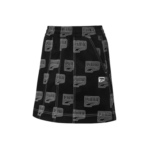 PUMA Downtown Повседневные короткие юбки Женские Черный