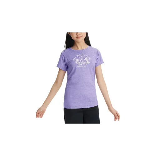 Columbia Фиолетовый Kids T-Рубашки