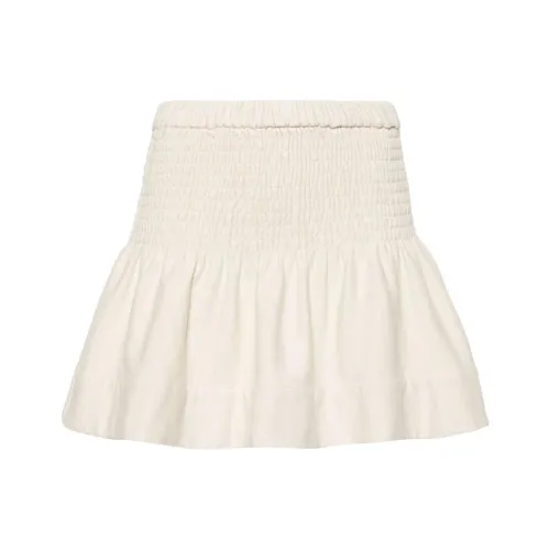 ISABEL MARANT ETOILE SS24 Повседневные короткие юбки Женские Бежевый
