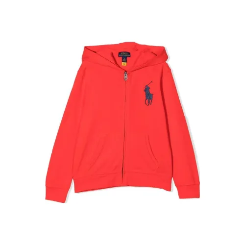 Polo Ralph Lauren Куртки и Пальто Детская Одежда SS23 Оранжевый Красный Малыш