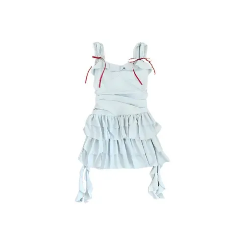 SECFLY OFFICIAL Юбка Платье Женское Светло-Синий