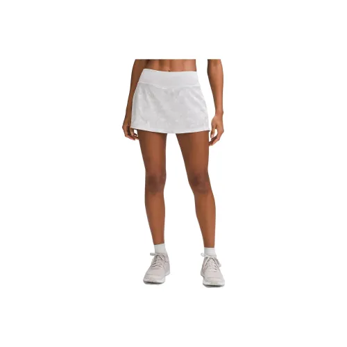 Lululemon Белые Женские Повседневные Короткие Юбки