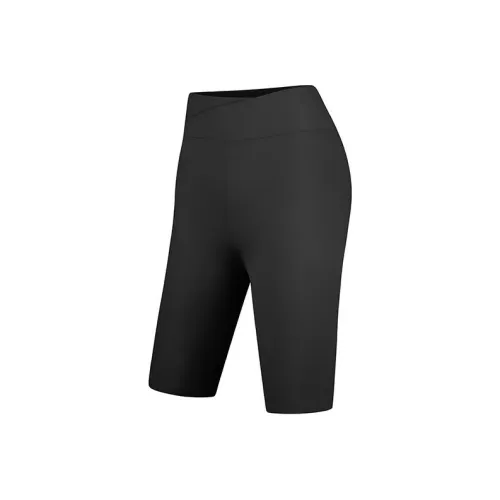 QIAODAN Черные Женские Спортивные Шорты