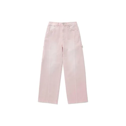 COVERNAT SS24 Джинсы Женские Светло-розовые