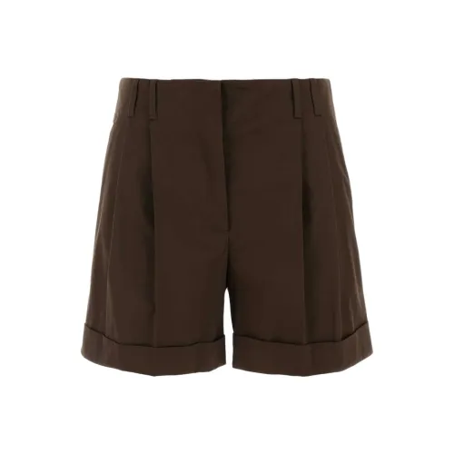 MaxMara Studio Повседневные шорты Женские Коричневый