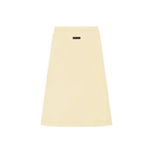 Fear of God Essentials FW22 WOMEN'S Джерси Длинный Юбка Яйцо Оболочка Повседневный Длинный Юбка Женские