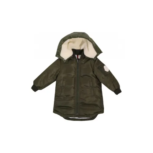 MONCLER Армейский зеленый KIDS Пуховики