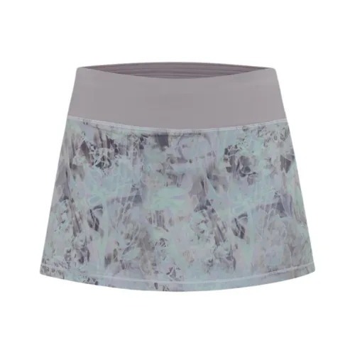 lululemon Pace Rival Повседневные короткие юбки Женские MULTI Смешанный цвет Ворсистый Серый