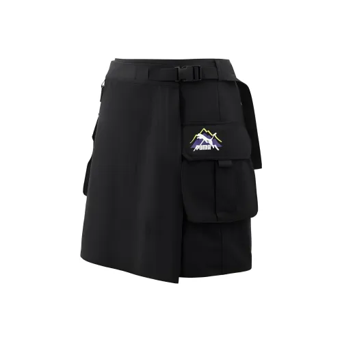 PUMA Повседневная короткая юбка женская черная
