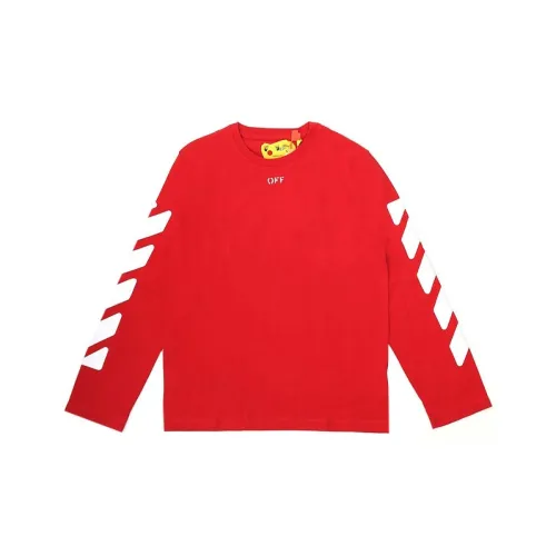 Off Белый FW21 Красный Kids T Рубашки