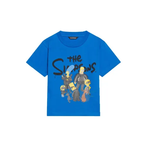 Balenciaga x The Simpsons T-Shirt FW21 Blue Baby
