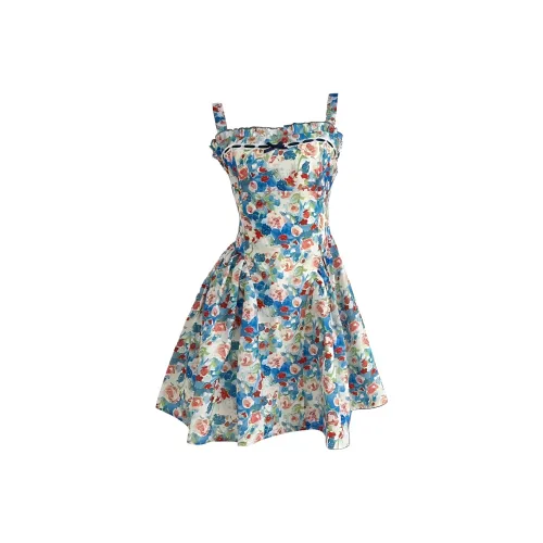 IQC Масло Paintings Синий Женские Слиплатья