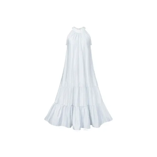 ZUKIZUKI Без рукавов Платье Женское Синее