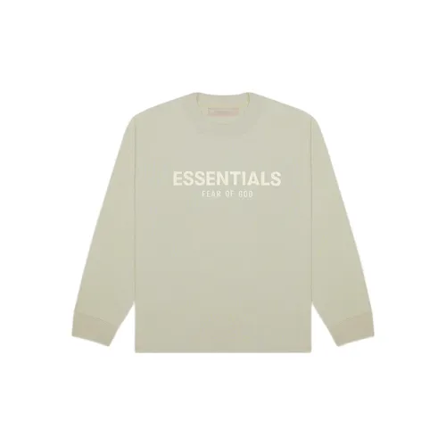 Fear Of God Essentials SS22 Kids LS Tee Sea Foam Shirt Kids Gray Green Стандартный перевод Fear Of God Essentials SS22 Kids LS Tee Sea Foam Shirt Kids Серый Зеленый