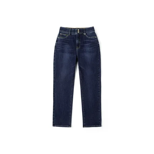 Lee совместный модель FW24 Джинсы Женские Темно-синий