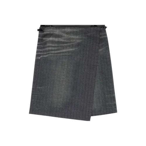 DIESEL Повседневные короткие юбки Женские Черный